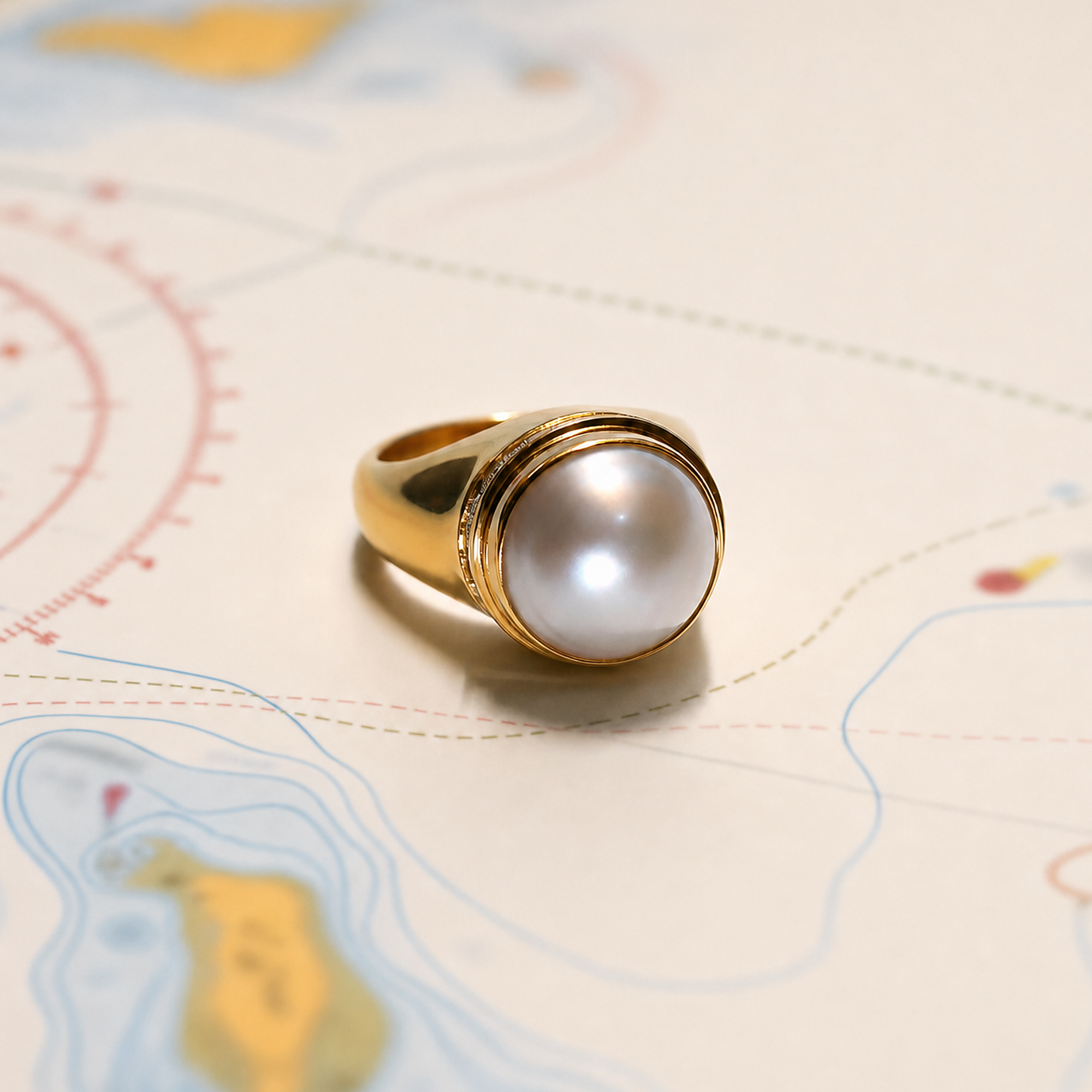 14KYG SOUTH SEA PEARL14MM 16.39C DIAMOND