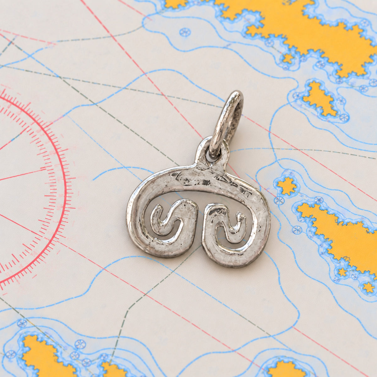 Sterling Small Petroglyph Pendant