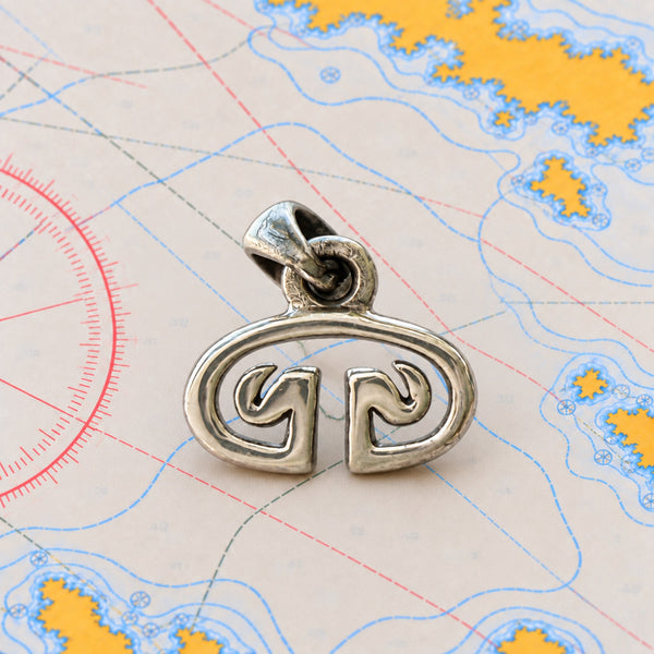 Sterling Tiny Petroglyph Pendant