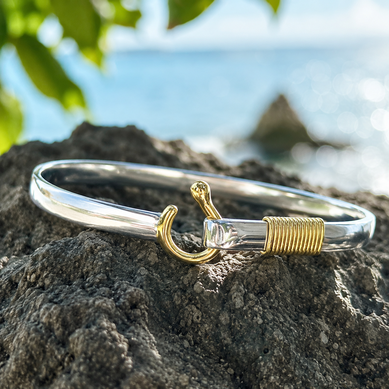 Titanium "J" Hook Bracelet