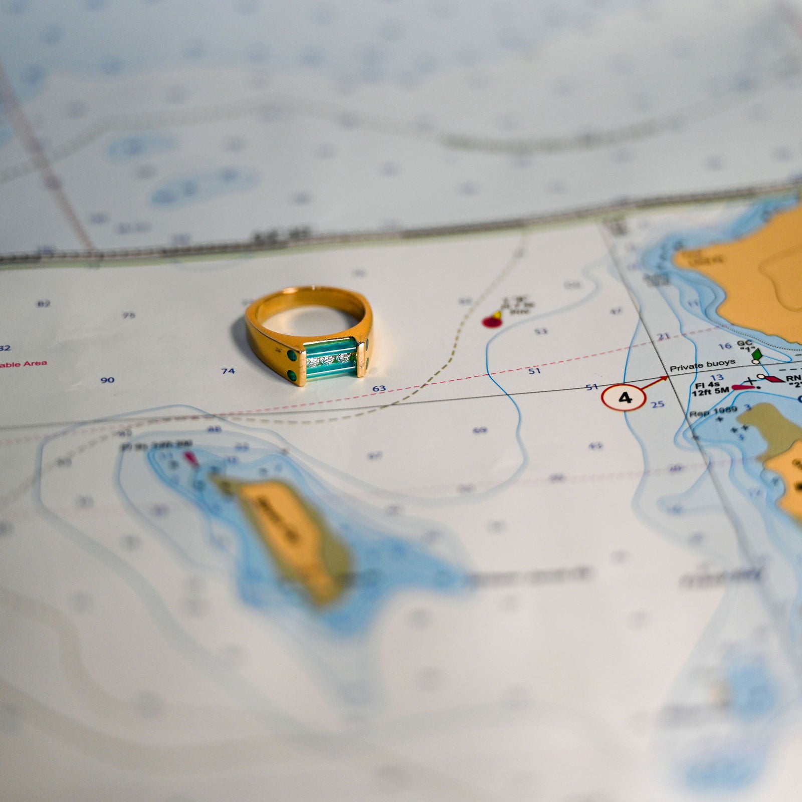 14kyg .18ct E-F/VS Diamonds, Premium Caribbean Blue Onyx