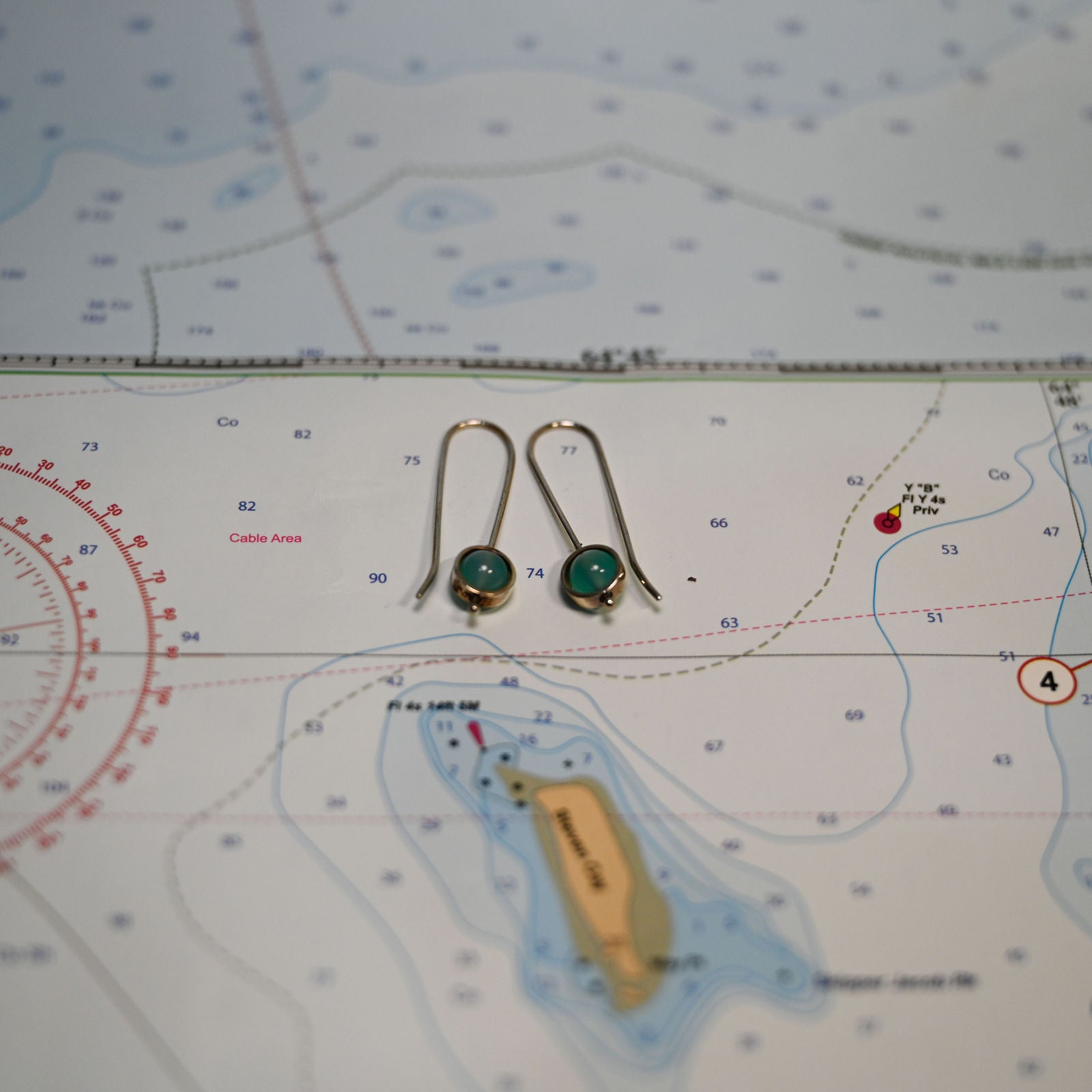 Argentium/Sterling Silver 6mm Turquoise Agate Earrings