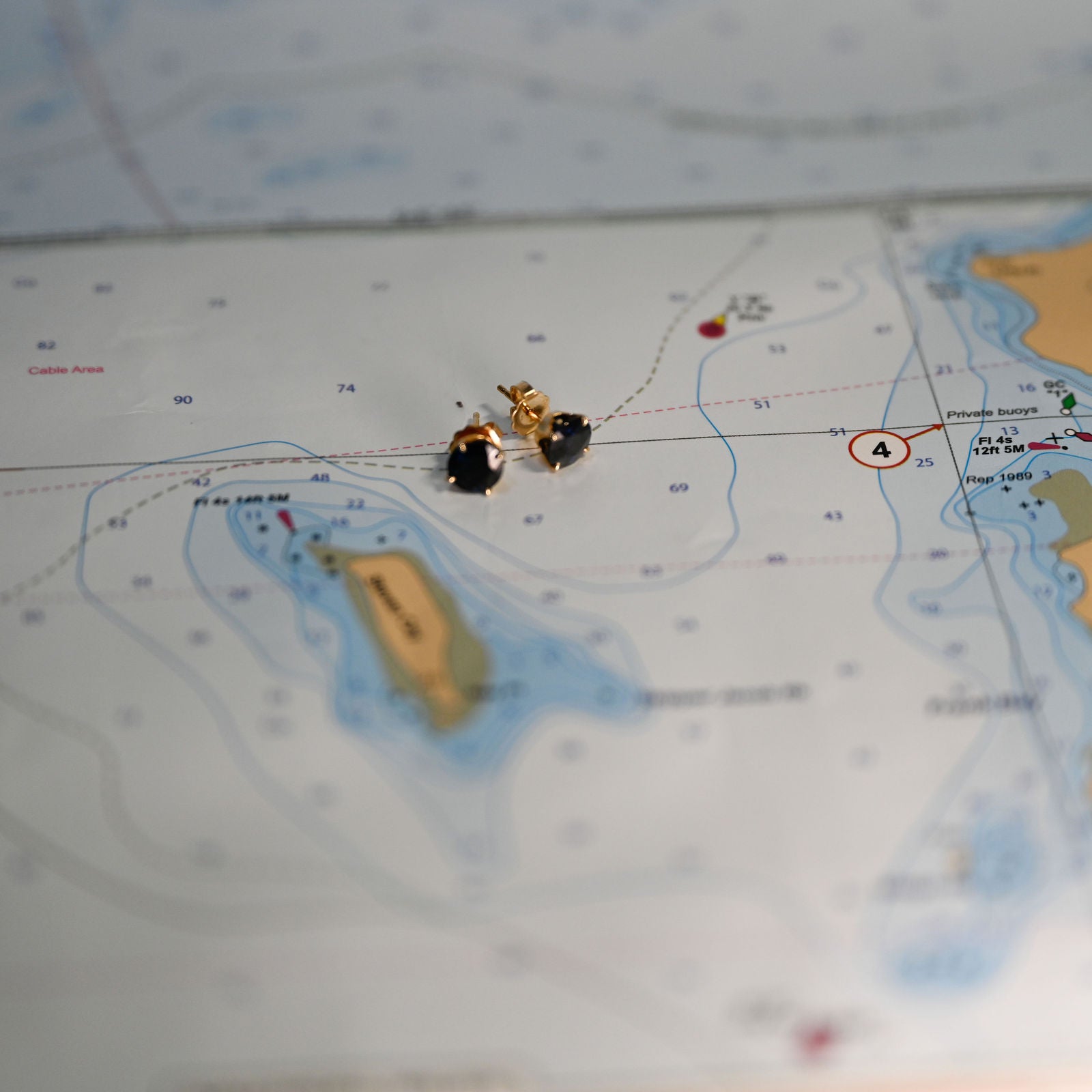 14kyg Sapphire 2.18 cttw Stud Earrings