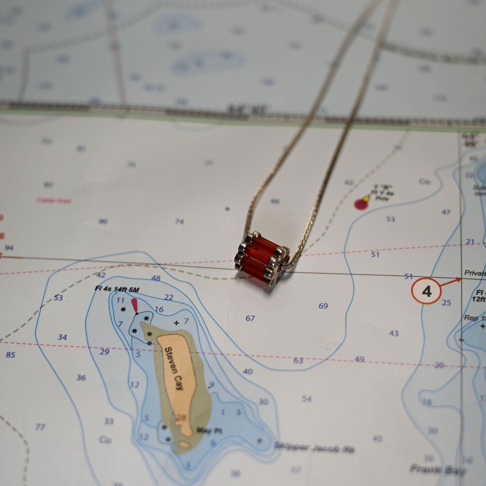 Argentium/Sterling Silver 20" Adj 10mm Carnelian Cylettes/Clear Cubic Zirconia RoundelNecklace