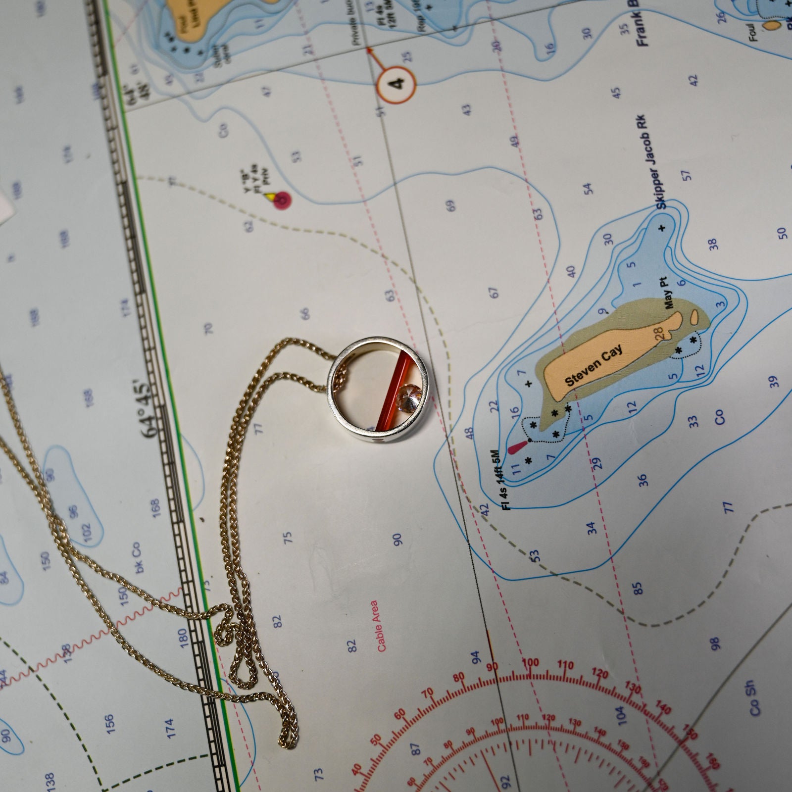 Argentium/Sterling Silver 18" Carnelian Cylettes/Clear Cubic Zirconia Hula Capture Necklace